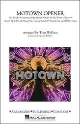 Motown Opener Marching Band sheet music cover